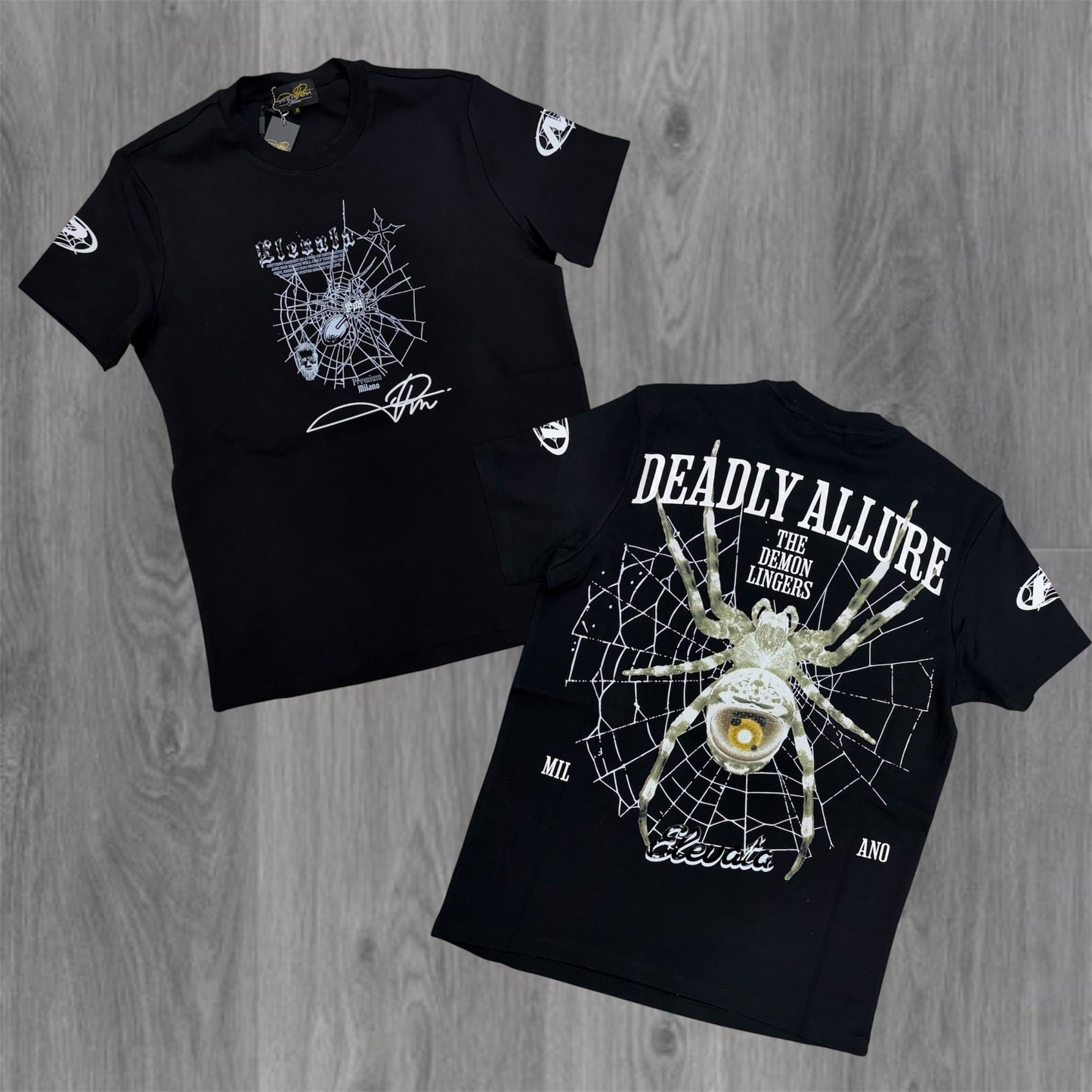Milano - Web Of Lies Tee - Black 128