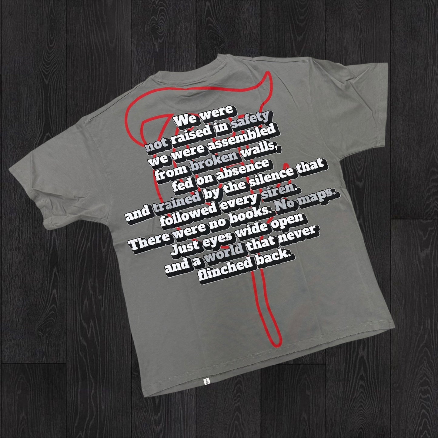 TRNCHS - Raised in Ruin Tee - Grey 2521