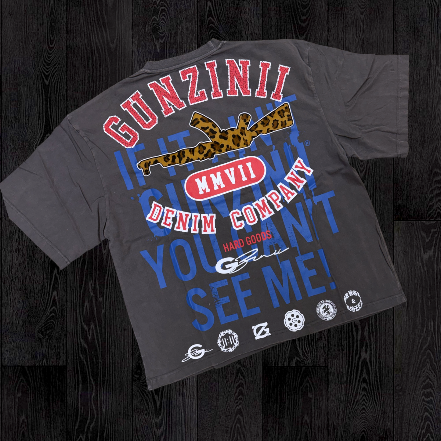 Gunzinii - Brave T-shirt - Charcoal - 1078