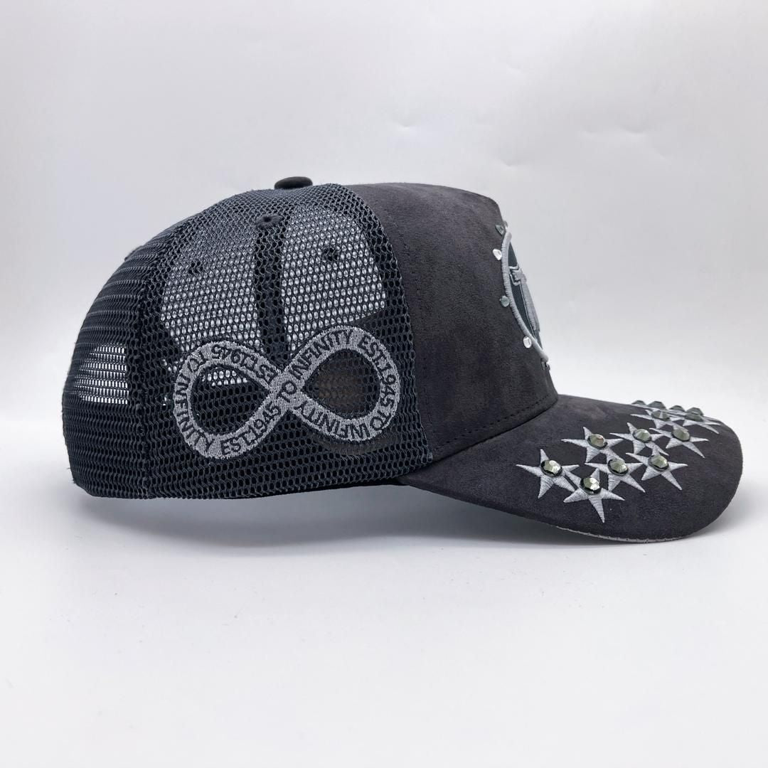 Hudson - “Stars” 777 Trucker hat - Grey V1
