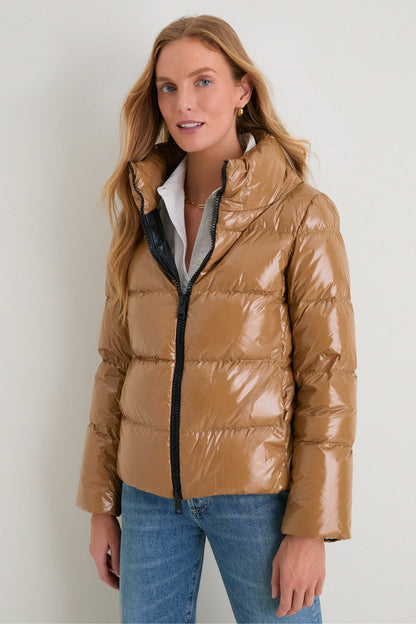Cammello Gloss Zipper Jacket