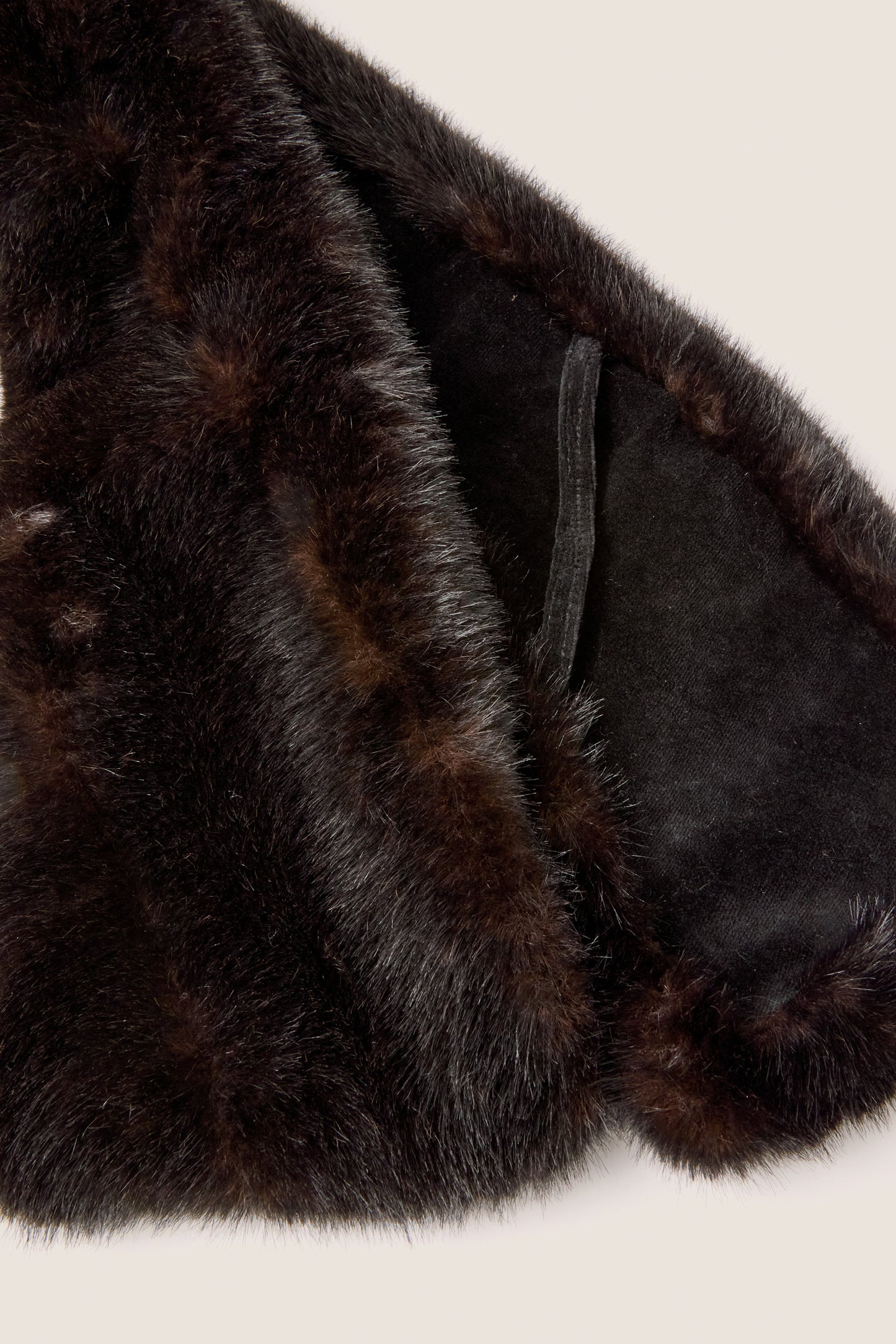 Brown Fur Scarf