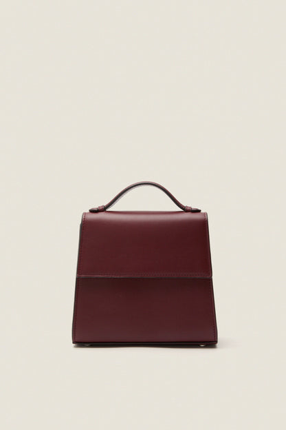 Burgundy Napa Small Top Handle