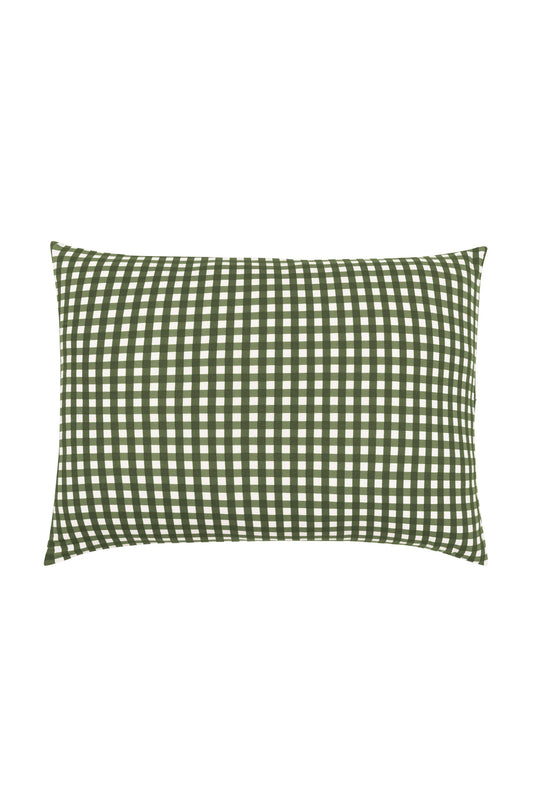 Standard Pillowcase in Gingham Fir