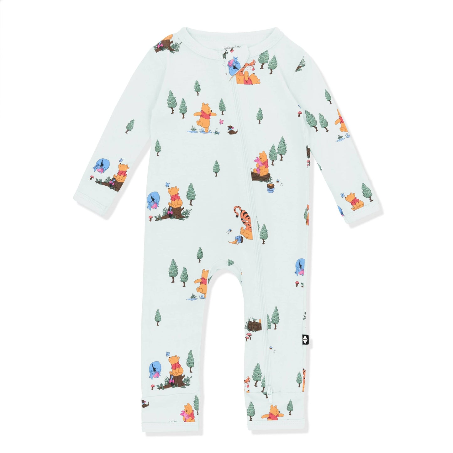 Zippered Romper in Winnie the Pooh Hundred Acre Wood