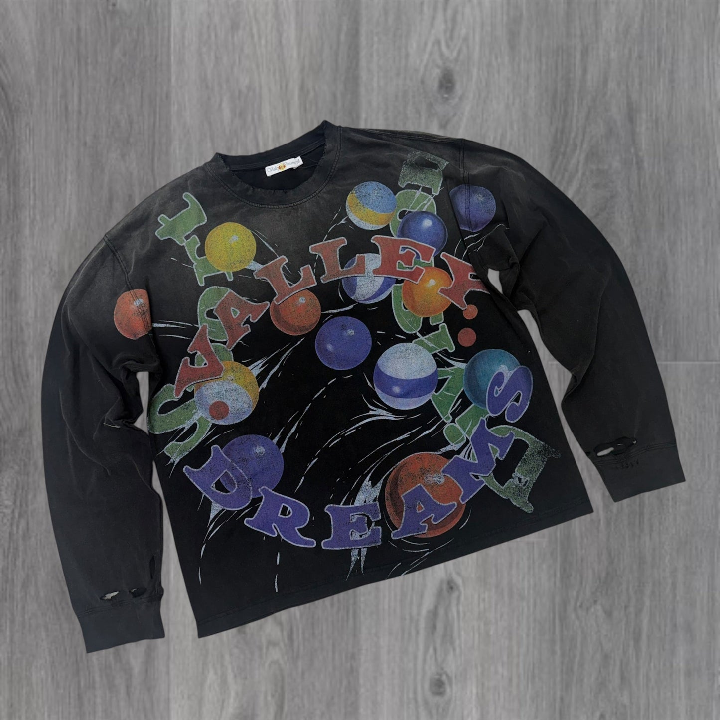 Valley 8 Ball Long Sleeve Tee - Black