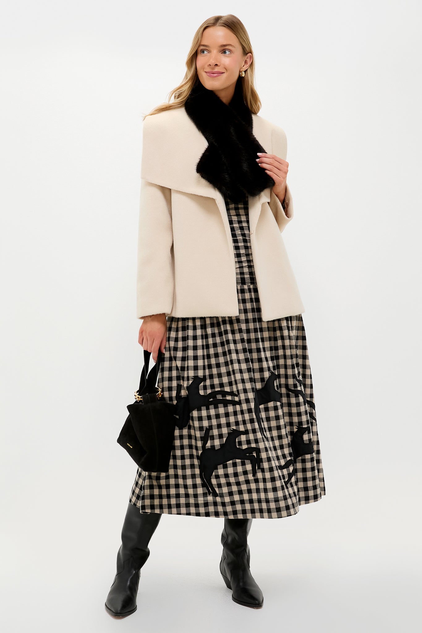 Brown Fur Scarf