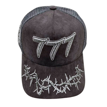 Hudson - “Chains” 777 Trucker hat - Grey V2
