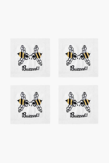 Buzzed Cocktail Napkins (Set of 4)