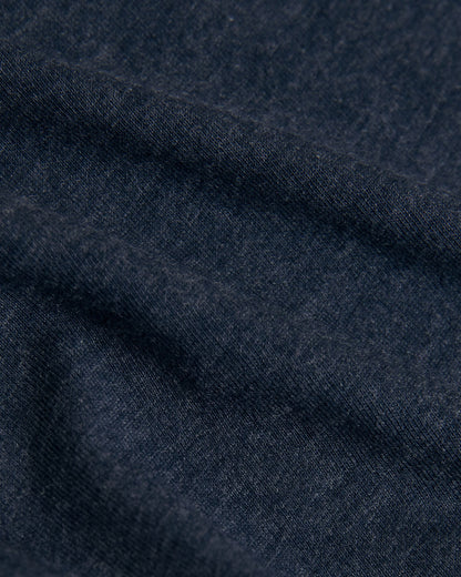 Heather Navy Tall Short Sleeve Classic V-Neck