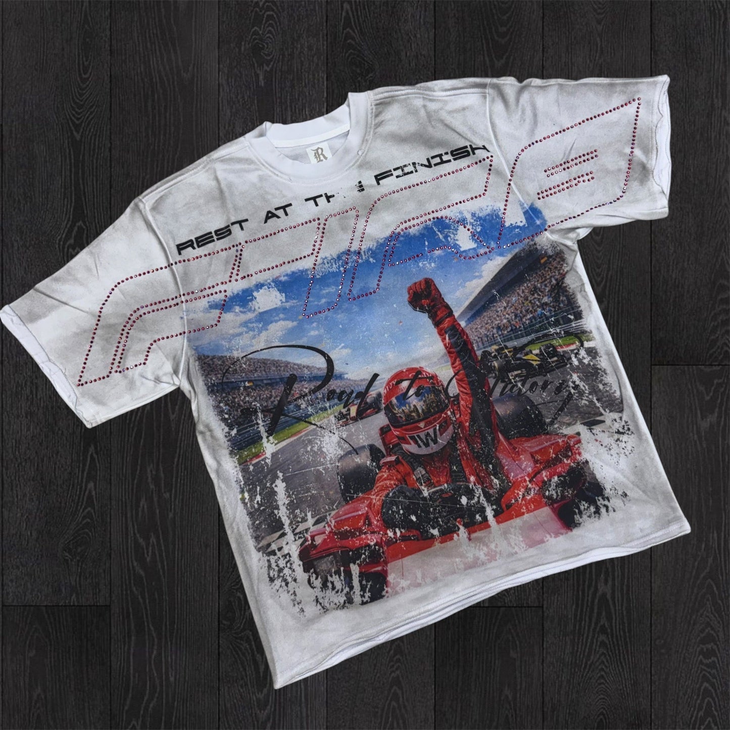 R3 - Finish Line Tee - White 115