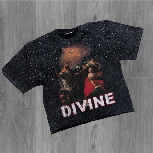 R - The Divine T-shirt - Black - 105
