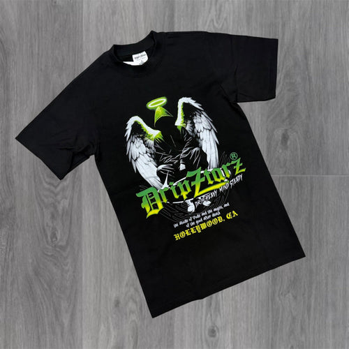 DRIPSTAR - Fallen Angel Tee - Black F136