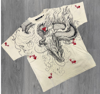 Valabasas - Mythic Flow T-shirt - Beige - 1098