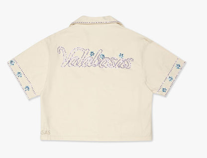 Valabasas Gem woven Button Down shirt Crew 1005