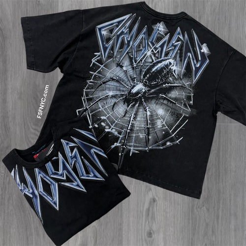 The Web T-shirt - Black - 6114z