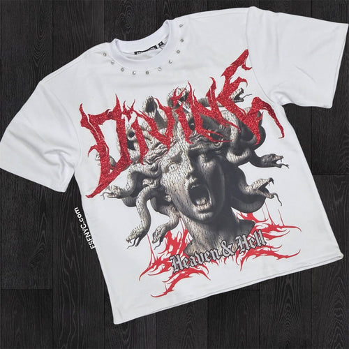 Divine Medusa T-shirt - White - 11131