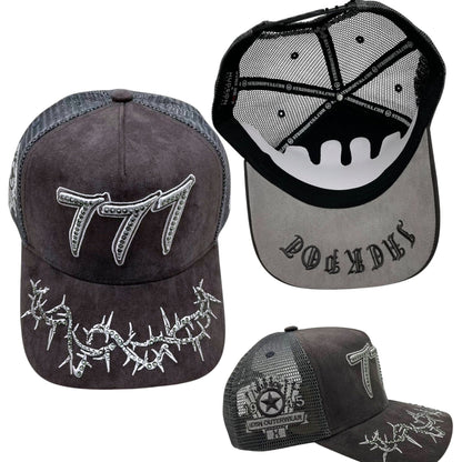 Hudson - “Chains” 777 Trucker hat - Grey V2