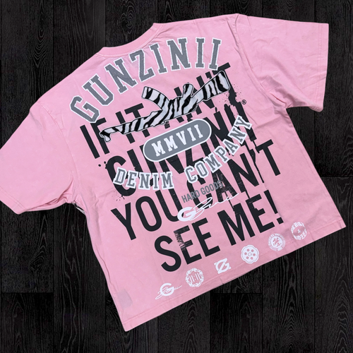 Gunzinii - Brave T-shirt - Pink - 1078