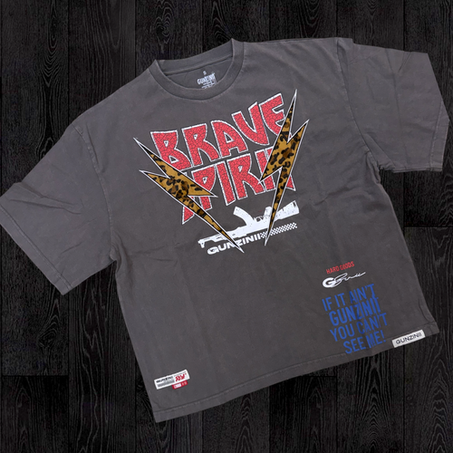Gunzinii - Brave T-shirt - Charcoal - 1078