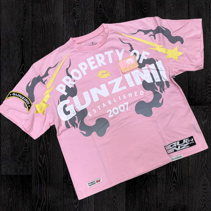 Gunzinii - Property T-shirt - Pink - 1000
