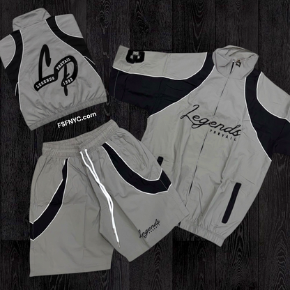 Prevail - LP Windbreaker Set - Grey/Black