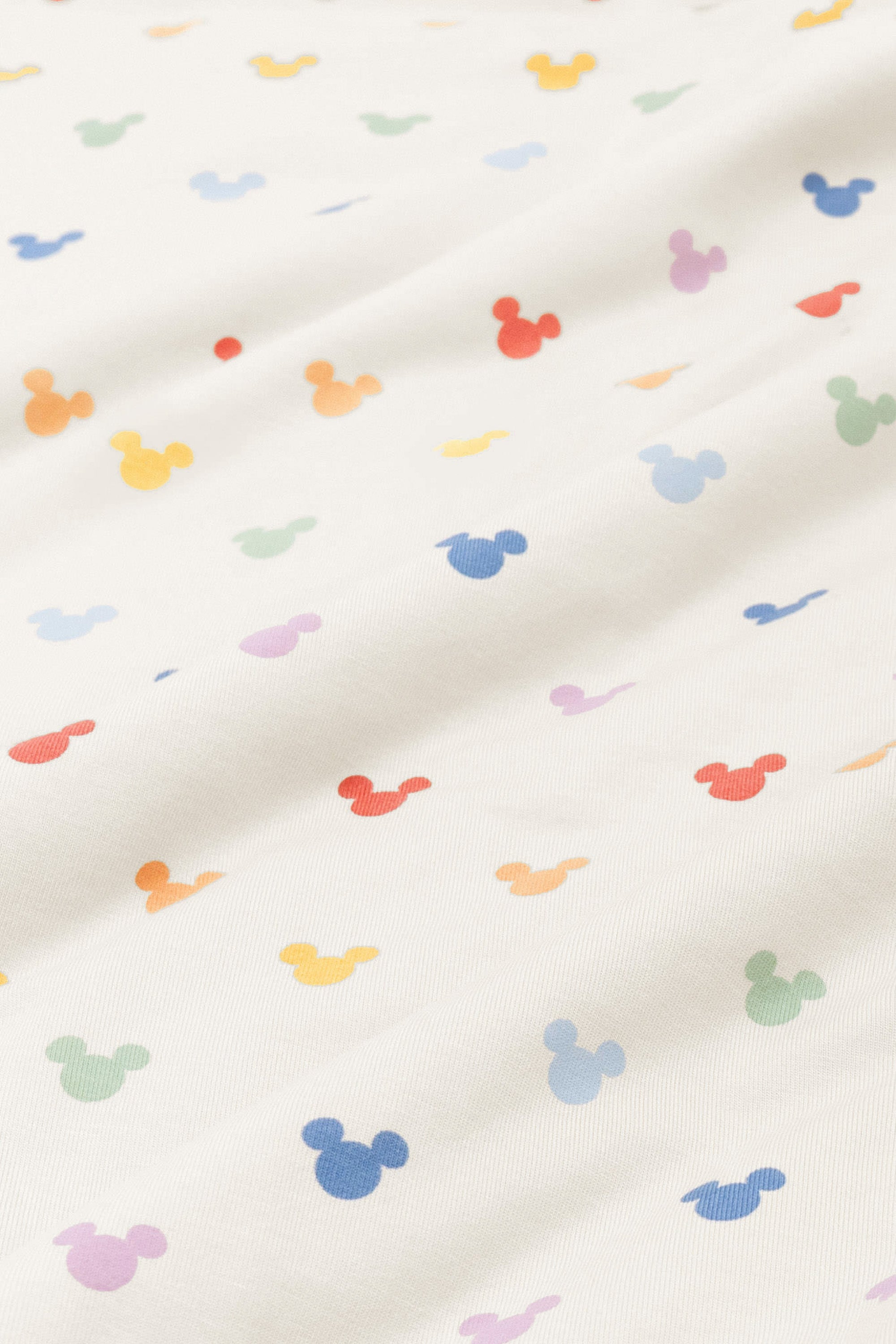 Toddler Basic Tee in Pastel Mickey Mouse