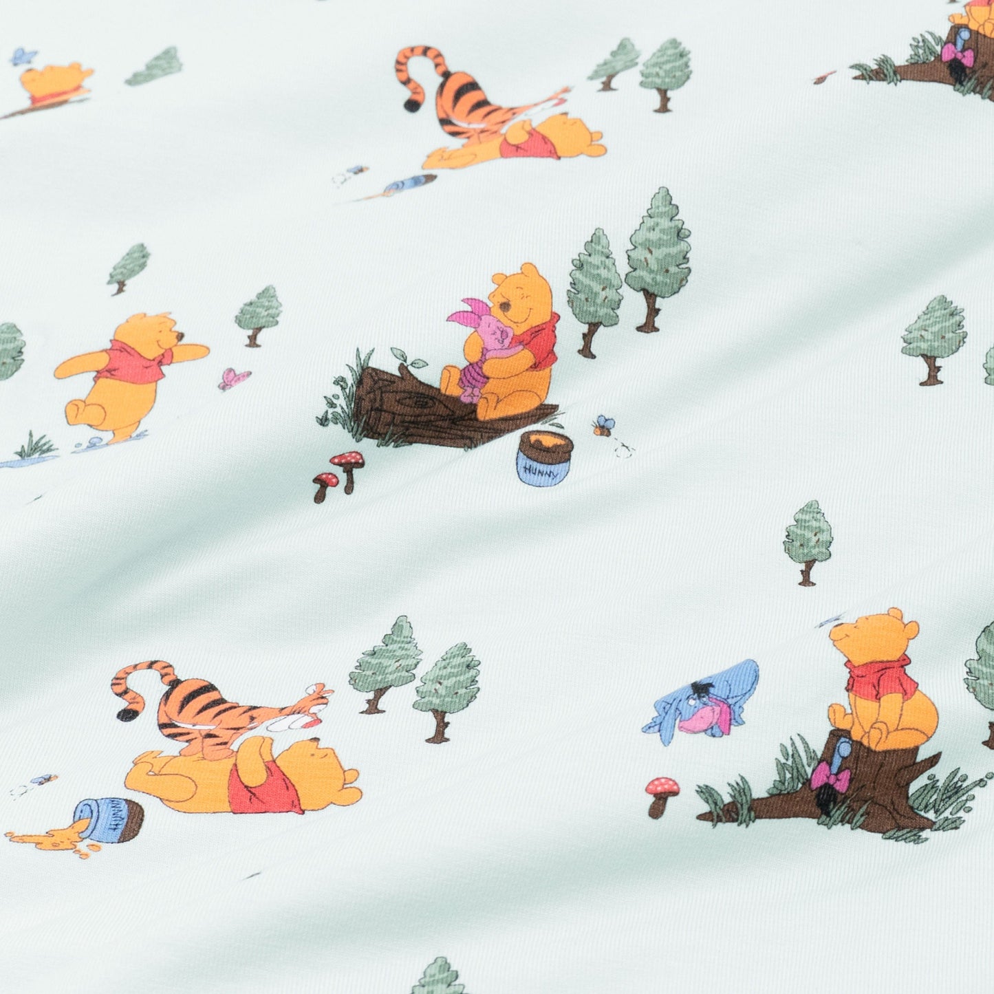 Zippered Romper in Winnie the Pooh Hundred Acre Wood