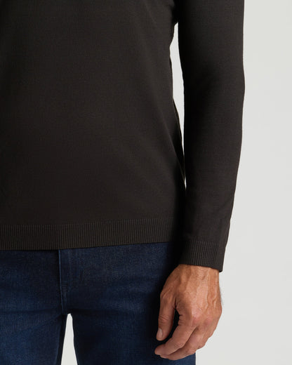 Black & Navy Dressy V-Neck Sweater 2-Pack
