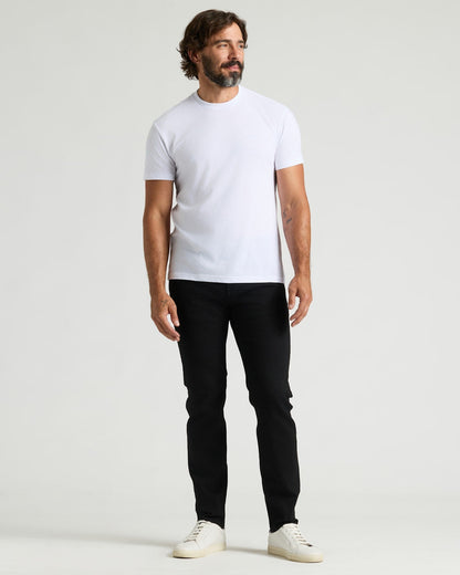 Black Wash Slim Authentic Denim Jeans