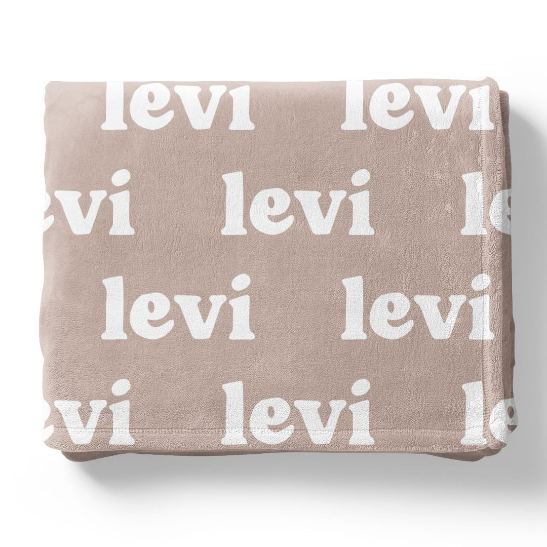 Personalized Color Blanket | Taupe